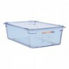 Boîte hermétique bleue en ABS sans BPA Araven GN1/1 150mm GP590 Araven