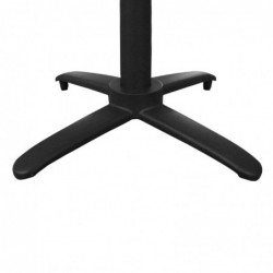 Pied de table basculant en aluminium noir Bolero GP773 Bolero