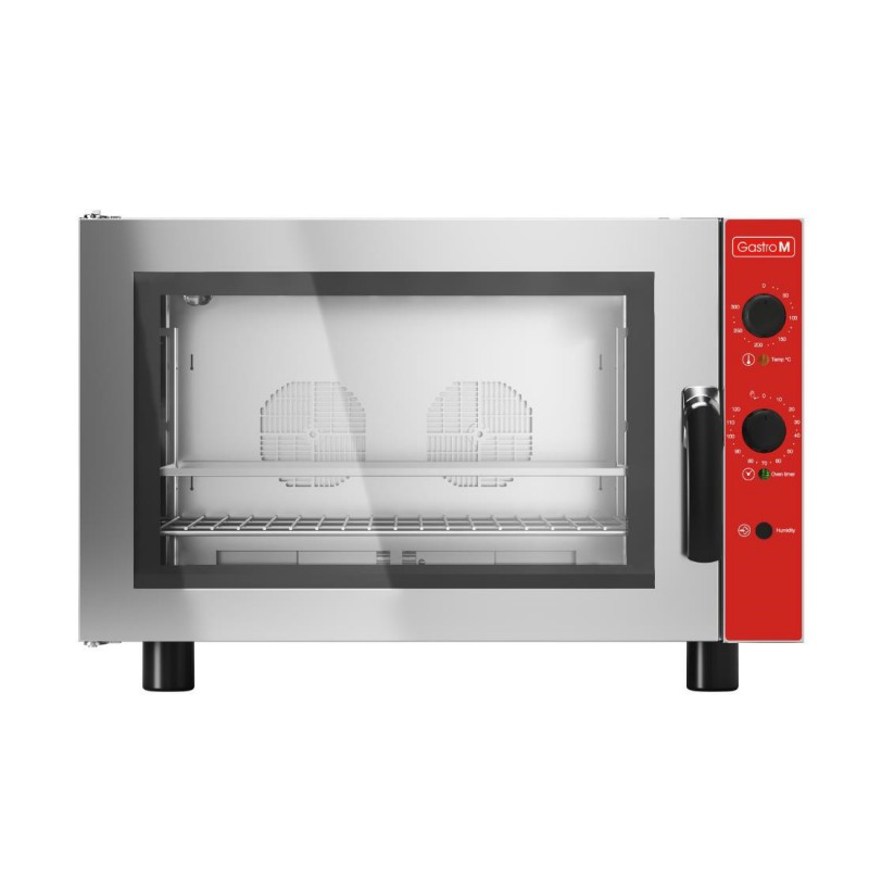 Four électrique à convection 4 niveaux avec humidificateur Gastro M porte latérale 400V GR204 Gastro M Four électrique à convection 4 niveaux avec humidificateur Gastro M porte latérale 400V GR204 Gastro M