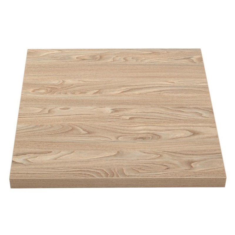 Plateau de table carré Bolero 700mm effet bois clair GR331 Bolero Plateau de table carré Bolero 700mm effet bois clair GR331 Bolero