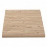 Plateau de table carré Bolero 700mm effet bois clair GR331 Bolero