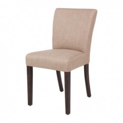 Chaise contemporaine Bolero en toile de jute écrue lot de 2 GR367 Bolero