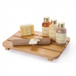 Plateau de présentation à lattes en bois GR388 Bolero
