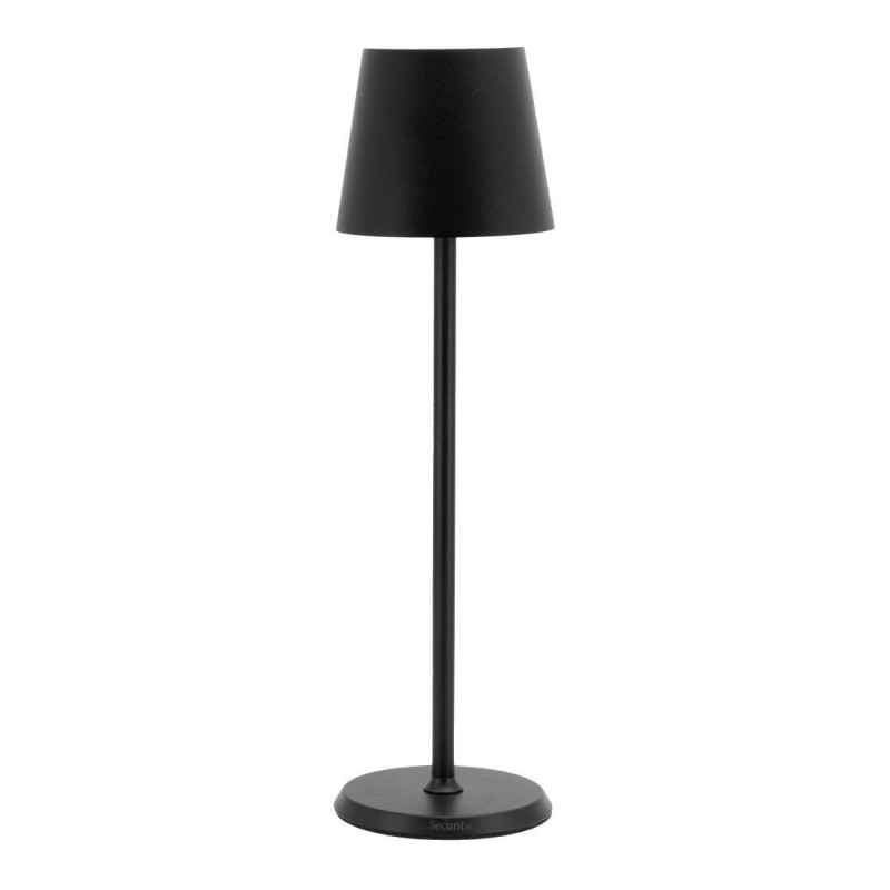 Lampe de table LED sans fil noire à intensité variable Securit Feline avec câble de chargement magnétique GR655 Securit Lampe de table LED sans fil noire à intensité variable Securit Feline avec câble de chargement magnétique GR655 Securit
