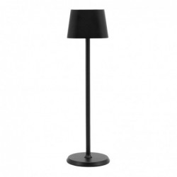Lampe de table LED sans fil noire à intensité variable Securit Georgina avec câble de chargement magnétique GR657 Securit