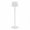 Lampe de table LED sans fil blanche à intensité variable Securit Georgina avec câble de chargement magnétique GR658 Securit