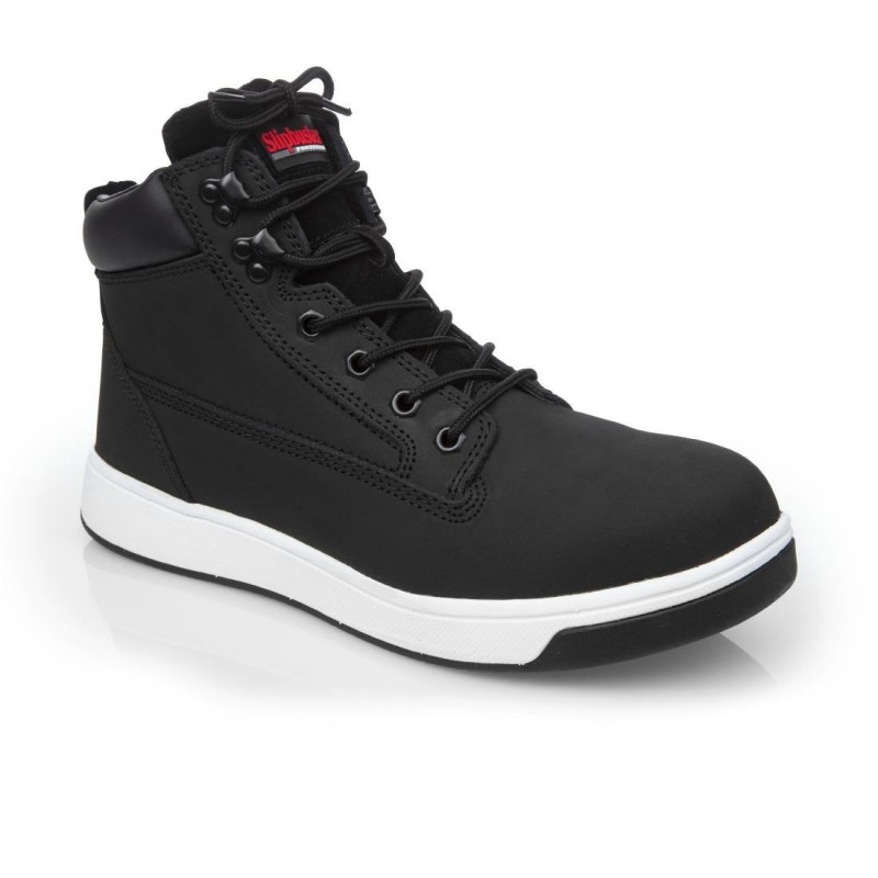 Chaussures de sécurité montantes en cuir nubuck Slipbuster 40 BB422-40 Slipbuster Footwear Chaussures de sécurité montantes en cuir nubuck Slipbuster 40 BB422-40 Slipbuster Footwear