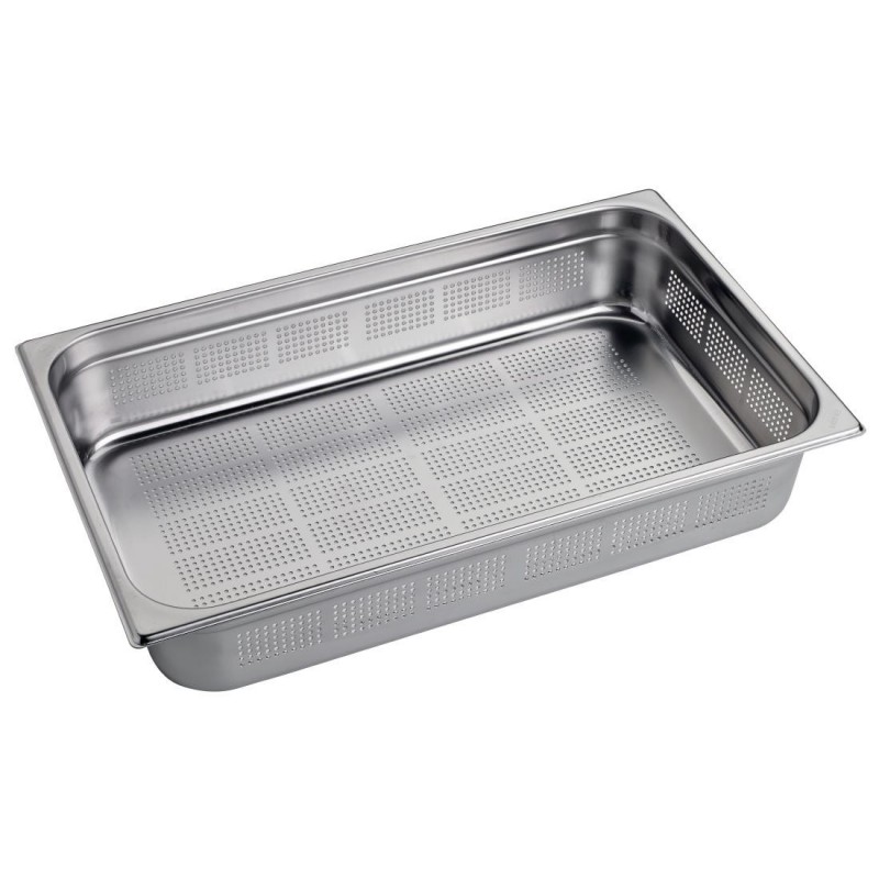 Bac inox perforé GN1/1 Gastro M 100mm GR735 Gastro M Bac inox perforé GN1/1 Gastro M 100mm GR735 Gastro M