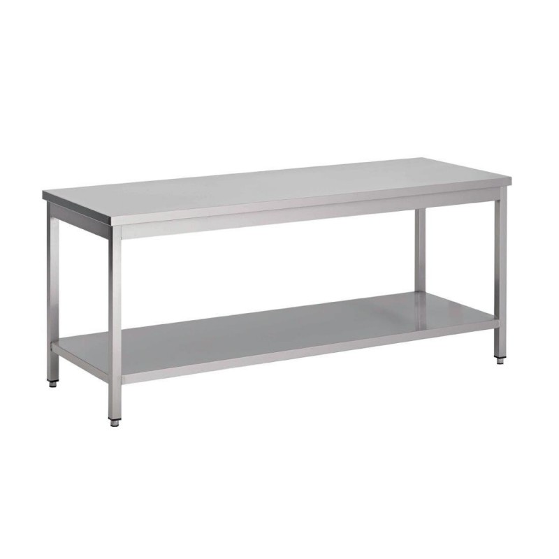 Table inox avec étagère basse Gastro M 1400 x 600 x 880mm GS004 Gastro M Table inox avec étagère basse Gastro M 1400 x 600 x 880mm GS004 Gastro M
