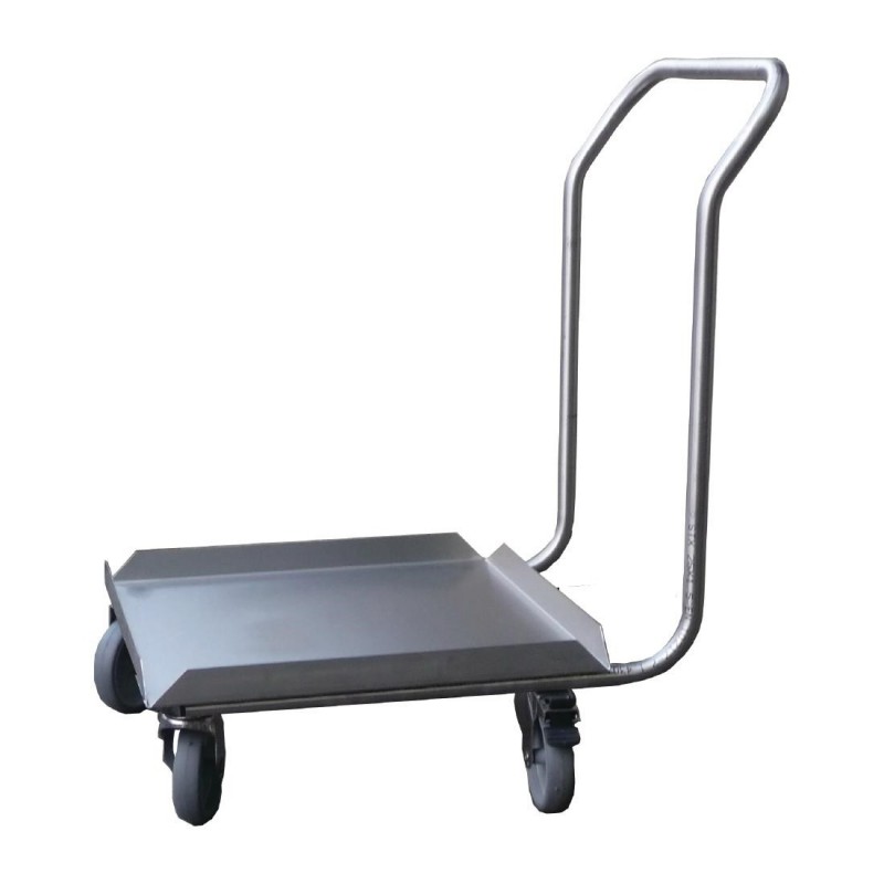 Socle inox pour casiers de lave-vaisselle avec poignée Gastro M 500 x 500mm GS026 Gastro M Socle inox pour casiers de lave-vaisselle avec poignée Gastro M 500 x 500mm GS026 Gastro M