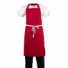 Tablier bavette Whites rouge BB466 Whites Chefs Clothing