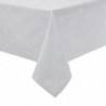 Nappe carrée blanche feuilles de lierre Mitre Luxury Luxor 1350 x 1350mm GW444 Mitre Luxury