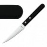 Couteau à steak Amefa manche noir 217mm (Lot de 12) H003 Amefa