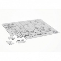 Puzzles à colorier Dining Kids chef (Lot de 25) H124 Dining Kids
