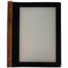 Protège-menu en bois Securit noir A4 H735 Securit