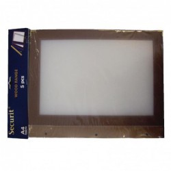 Inserts supplémentaires Securit marron A4 (Lot de 5) H753 Securit
