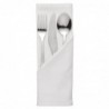 Serviettes blanches en polyester Mitre Essentials Occasions  HB560 Mitre Essentials