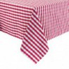 Nappe carrée à carreaux rouges en polyester Mitre Comfort Gingham 890 x 890mm HB581 Mitre Comfort