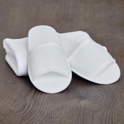 Chaussons ouverts Mitre Essentials Slipperlite blancs HB969 Mitre Essentials