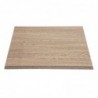 Plateau de table carré Bolero effet bois vieilli 700mm HC295 Bolero