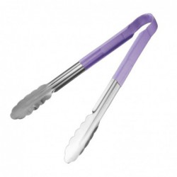 Pince de service code couleur Hygiplas 300mm violette HC852 Hygiplas