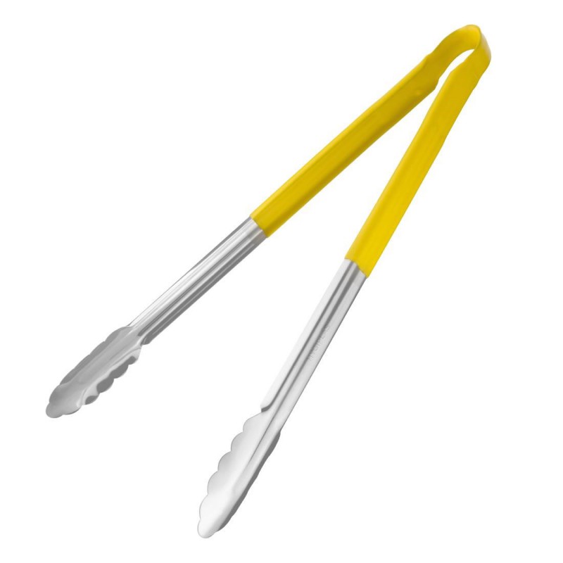 Pince de service code couleur Hygiplas 405mm jaune HC855 Hygiplas Pince de service code couleur Hygiplas 405mm jaune HC855 Hygiplas