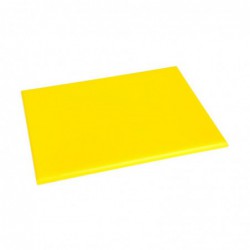 Petite planche à découper haute densité Hygiplas jaune HC868 Hygiplas