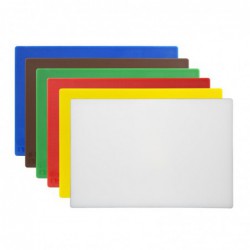 Lot de 6 planches à découper antibactériennes basse densité Hygiplas HC870 Hygiplas