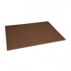 Grande planche à découper basse densité Hygiplas marron HC873 Hygiplas