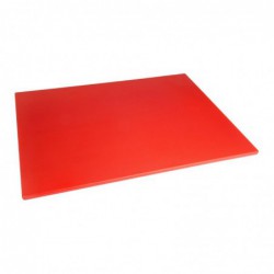 Grande planche à découper basse densité Hygiplas rouge HC877 Hygiplas