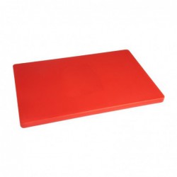Grande planche à découper épaisse basse densité Hygiplas rouge HC878 Hygiplas