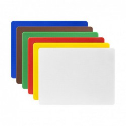 Lot de 6 petites planches à découper basse densité Hygiplas HC885 Hygiplas