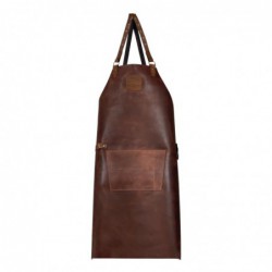 Tablier de cuisine marron sangles croisées Boska Mr. Smith  HN797 Boska