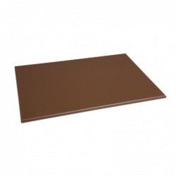 Planche à découper standard haute densité Hygiplas marron J004 Hygiplas