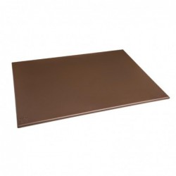 Grand planche à découper haute densité Hygiplas marron J005 Hygiplas