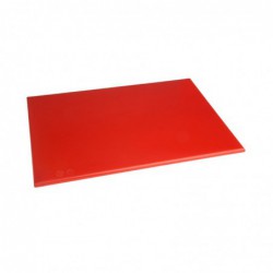 Planche à découper standard haute densité Hygiplas rouge J010 Hygiplas