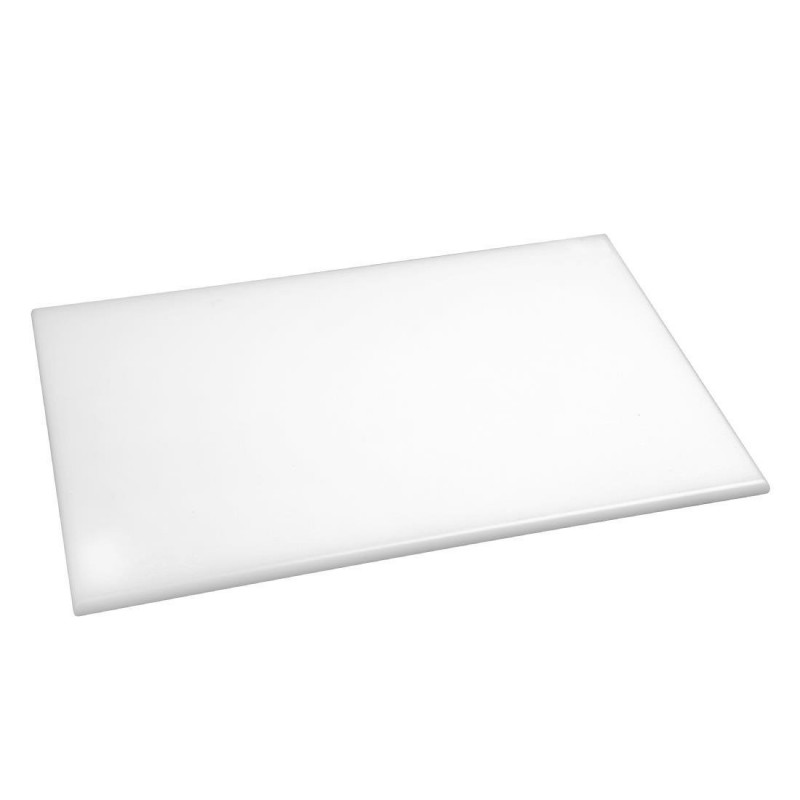 Planche à découper standard haute densité Hygiplas blanche J016 Hygiplas Planche à découper standard haute densité Hygiplas blanche J016 Hygiplas