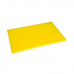 Planche à découper standard haute densité Hygiplas jaune J020 Hygiplas
