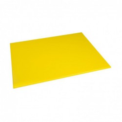 Grande planche à découper haute densité Hygiplas jaune J021 Hygiplas