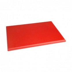 Planche à découper épaisse haute densité Hygiplas rouge J034 Hygiplas