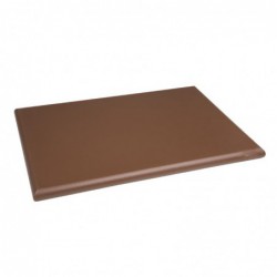 Planche à découper épaisse haute densité Hygiplas marron J035 Hygiplas
