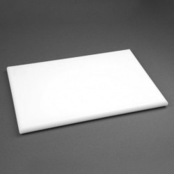 Planche à découper épaisse haute densité Hygiplas blanche J038 Hygiplas