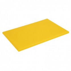 Planche à découper épaisse haute densité Hygiplas jaune J039 Hygiplas
