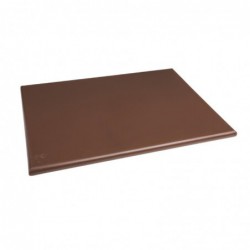 Planche à découper extra large haute densité Hygiplas marron J041 Hygiplas
