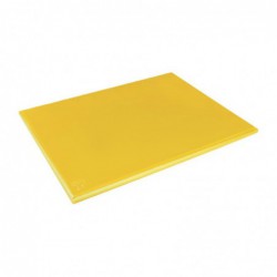 Planche à découper extra large haute densité Hygiplas jaune J045 Hygiplas