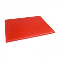 Planche à découper extra large haute densité Hygiplas rouge J047 Hygiplas