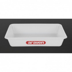 Bac alimentaire peu profond Araven transparent 300mm J208 Araven