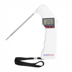 Thermomètre à sonde pliable Easytemp blanc J242 Hygiplas