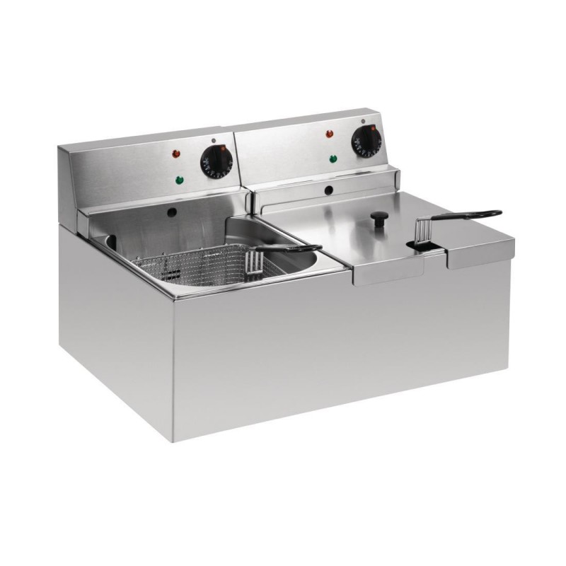 Friteuse électrique de comptoir cuve double Lincat LDF2 J533 Lincat Friteuse électrique de comptoir cuve double Lincat LDF2 J533 Lincat