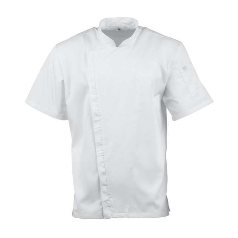 Veste de cuisinier à manches courtes Chef Works Cannes L BB669-L Chef Works Veste de cuisinier à manches courtes Chef Works Cannes L BB669-L Chef Works